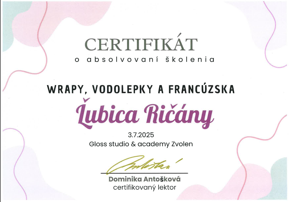 Certifikát 10